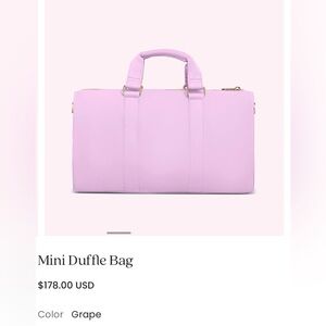 🌟🌟NWT🌟🌟Stoney Clover Lane Grape Mini Duffle in factory sealed plastic wrap